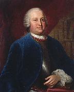 Louis de Silvestre Portrait of Heinrich von Brehl USA oil painting artist